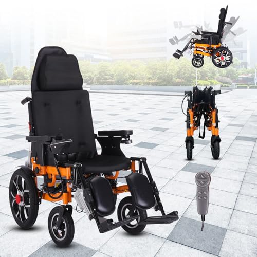 Reclining Foldable Electric Wheelchair 30 Miles