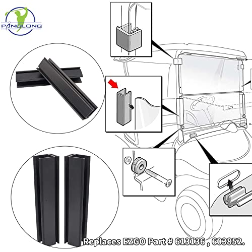 Ezgo Rxv Windshield Sash Clips 10" Ome 603852 For 2008 Up Golf Cart #TOP4
