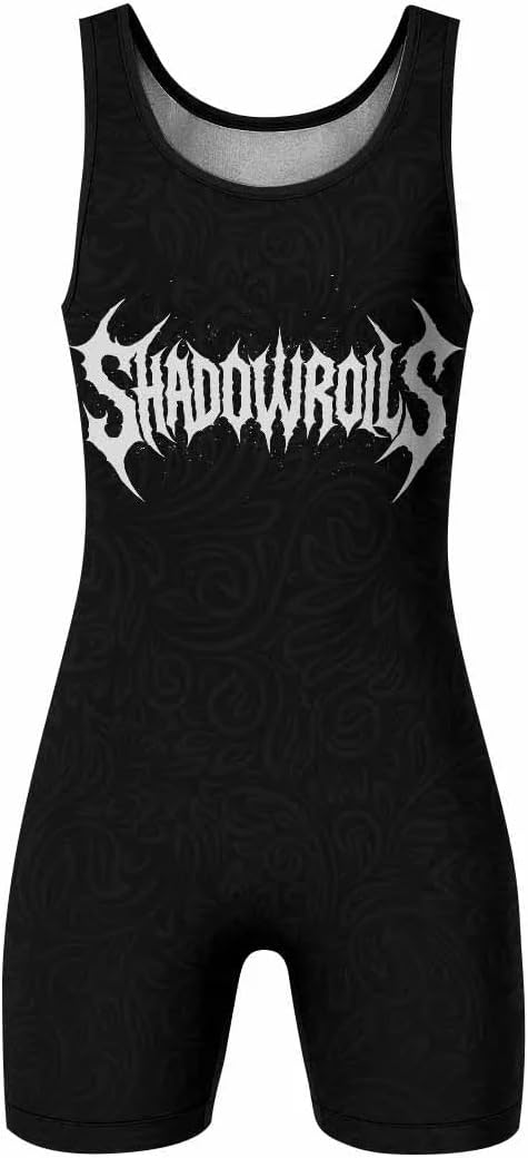 Men’s Gothic Faith Combat Wrestling Singlet – Performance Grappling Singlet for Training & Competition