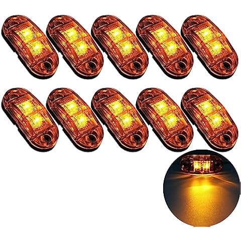 Krtopo 10X 2 LED Side Marker Lights Cover