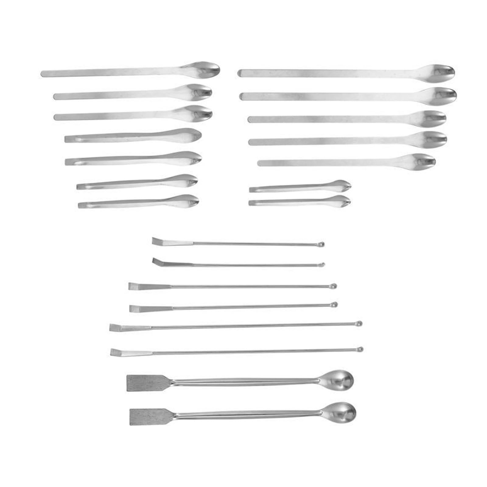 YYJzsw 22 Pièces Laboratoire Spatule Échantillonnage Cuillère Expérience Cuillère Utile