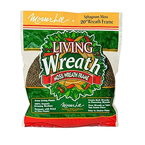 Mosser Lee KEW20B Sphagnum Moss Living Wreath, 20 in