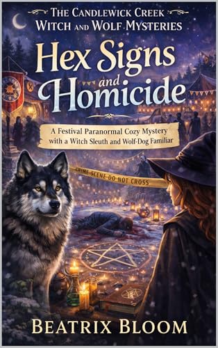 Hex Signs and Homicide: A Festival Paranormal Cozy Mystery with a Witch Sleuth and Wolf-Dog Familiar
