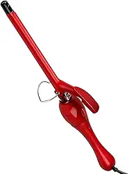 Modelador De Cachos Ionização Ondas Profissional Cacheador 220V 127V 9 mm Anti Frizz À Prova Negativos Sem Danos Ao Cabelo Rápido Aquecimento (Vermelho)