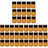 Beaupretty 300 Stück Sub- Und Nachfüllbarer Parfümbehälter Reiseflaschen Gläser für Chemische Cremes Flasche mit Perforiertem Deckel Spender Diffusor Leckage Aroma-Reagenzöl Make-Up-Kappe