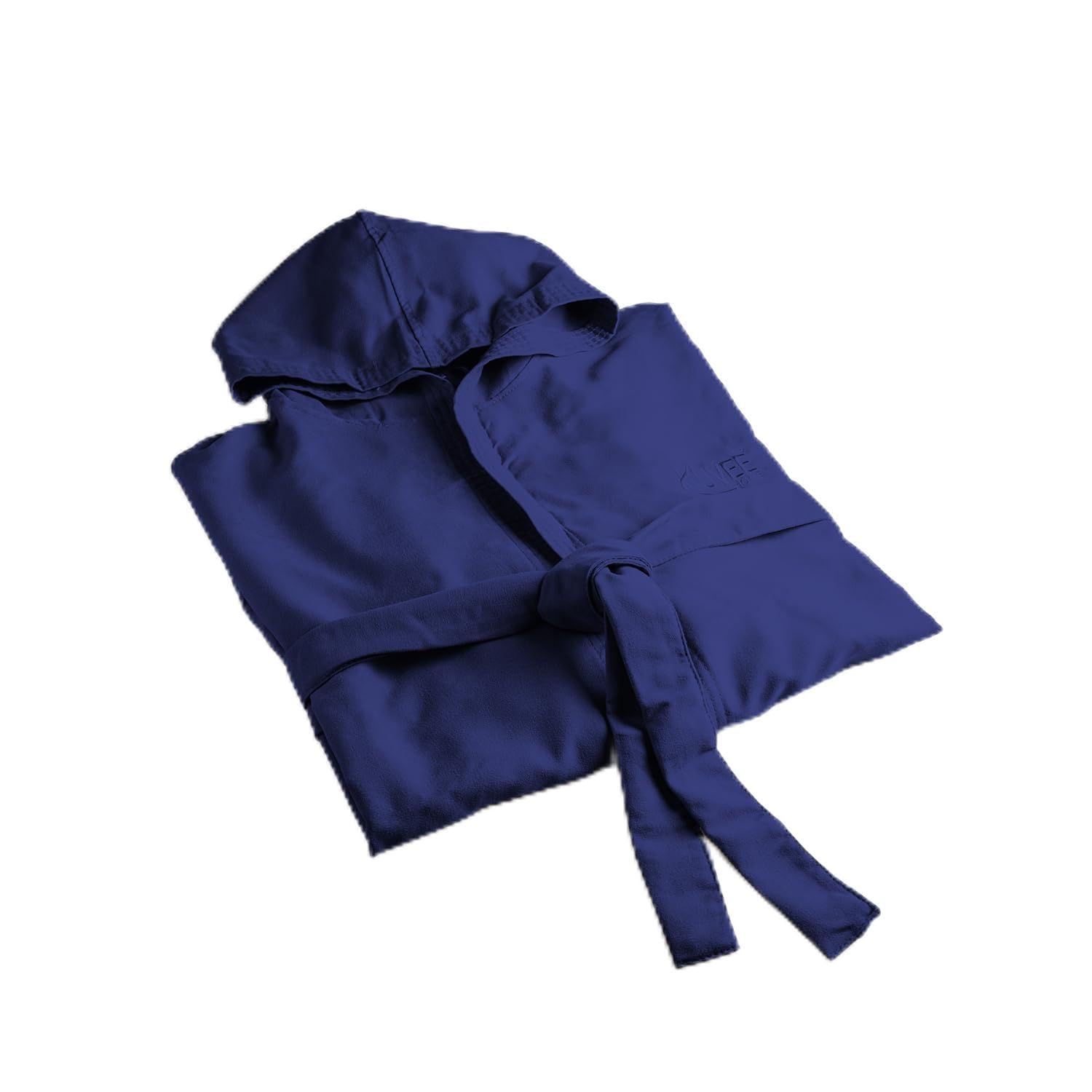 Accappatoio in Microfibra con Cappuccio, Unisex Bambini, Ultra Leggero e Assorbente, con Tasche e Cintura