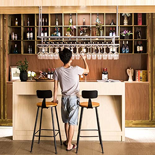 Porte-verre à vin et porte-bouteille suspendu pour optimiser l'espace - 8