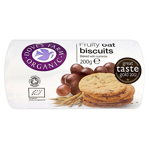 Doves Farm Organic Fruity Oat Biscuits (200g) - Pack of 6 image 2
