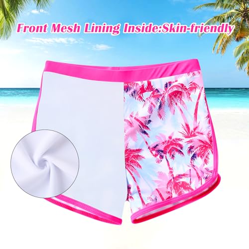 Image of TUONROAD Girls 2 Pieces Rash Guard Swimsuit Long Sleeve Tankini for 4-10 Years