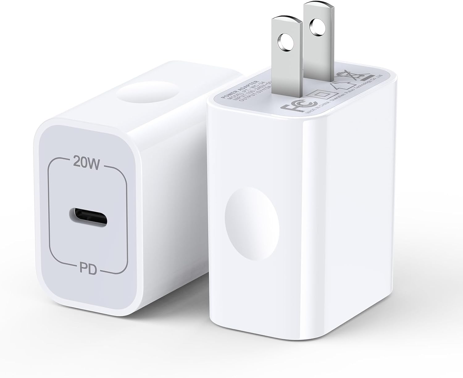 USB C Fast Charger Block Fast Charging Block 2Pack 20W