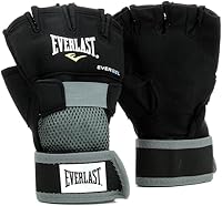 Everlast EverGel Women's Hand Wraps Red Large - Advanced Cushioning, Breathable Evercool Tech, Wrist Support