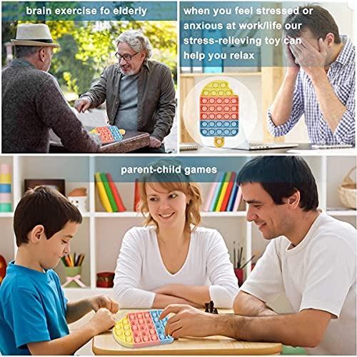 Image of Big Size Push Pop Fidget Toy, Big Rainbow pop, Big Size Squeeze Toys for Kids and Adults Big pop (Candy 1)