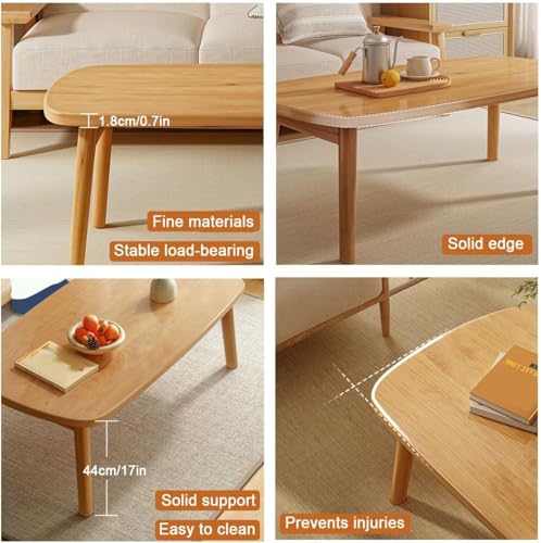 Table basse pliante moderne bureau et salon en MDF robuste