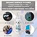 Greenerways Organic Natural All-Purpose Cleaner, Multipurpose Cleaner, USDA Organic Non-GMO Hand Cleaner Travel Size Household Multi-Surface Spray (3-Pack 2oz) MSRP 23.98