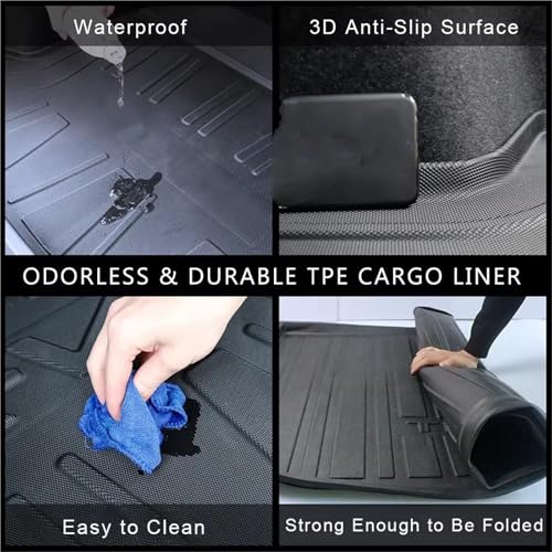 Tapis de coffre pour Macan 2014-2023 en TPE imperméable - 5