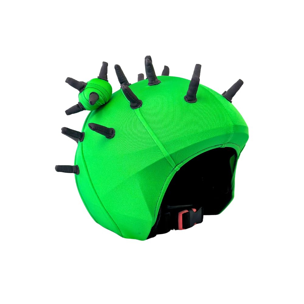 COOLCASC® Cactus - Universal Fit Ski Helmet Cover - Customise your kids ski helmet with a fun and cute protective cover - snowboarding & skiing accessories - One size fits all