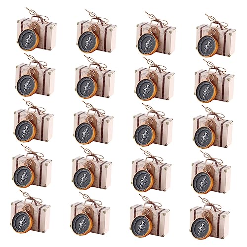 BCOATH 20pcs Beautiful Candy Bag Wedding Candy Pouches Compass Favor Boxes for Wedding Party Favor Supplies