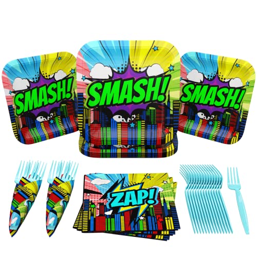 Blue Orchards Comic Superhero Value Party Supplies -