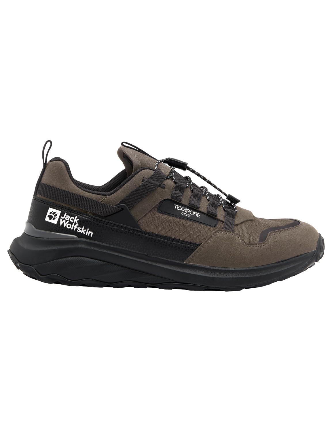 Jack Wolfskin Men's Dromoventure Athletic Texapore Low M Walking Shoe, Cold Coffee, 46 EU