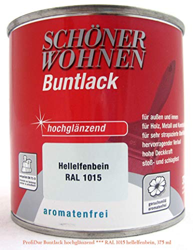 0,375L Schöner Wohnen ProfiDur Buntlack hg RAL 1015 hellelfenbein