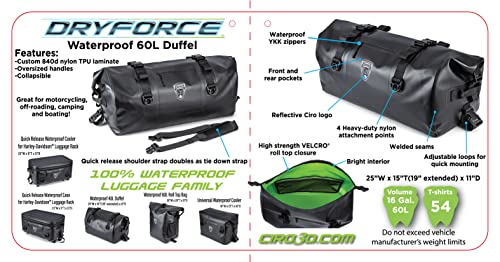 CIRO DRYFORCE™ Waterproof 60L Duffel3