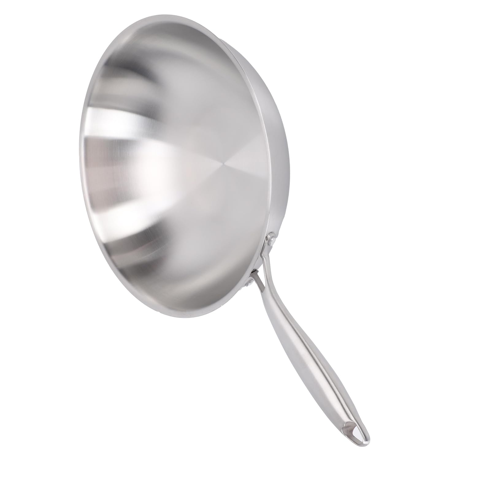 Wok Antiaderente in Acciaio Inossidabile Distribuzione (34 cm)