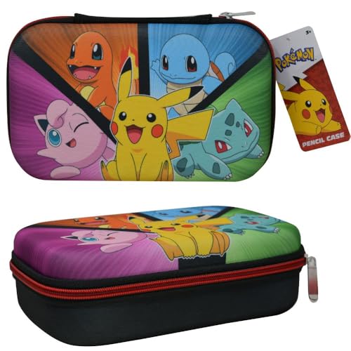 Pokémon Estojo de Lápis com Fecho de Zíper