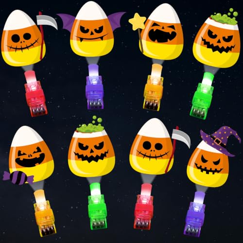 Lot de 36 lumières LED en forme de maïs pour Halloween