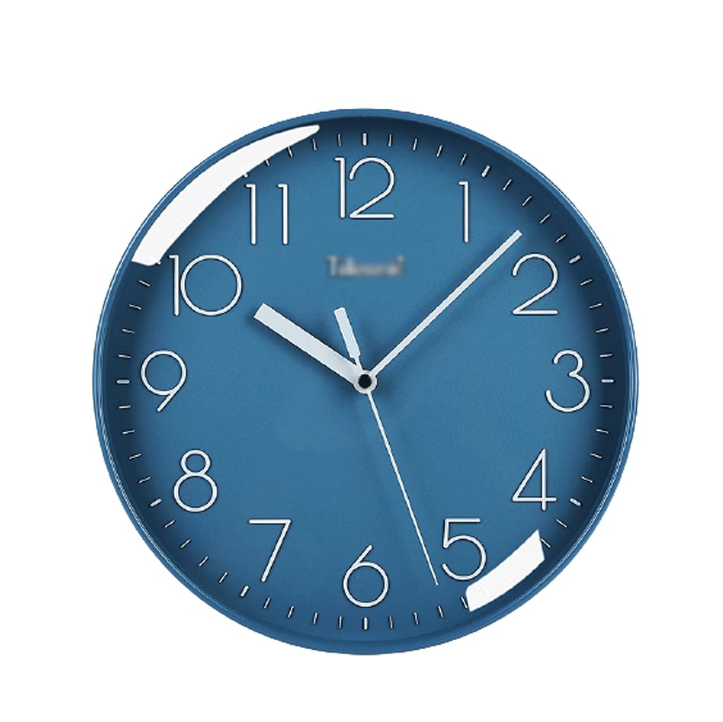 Amazon.co.jp: ユニーク 壁掛け時計、静かな刻印音、10インチラウンド