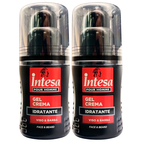 2x Gel Crema IDRATANTE Per Viso e Barba. Idrata la
