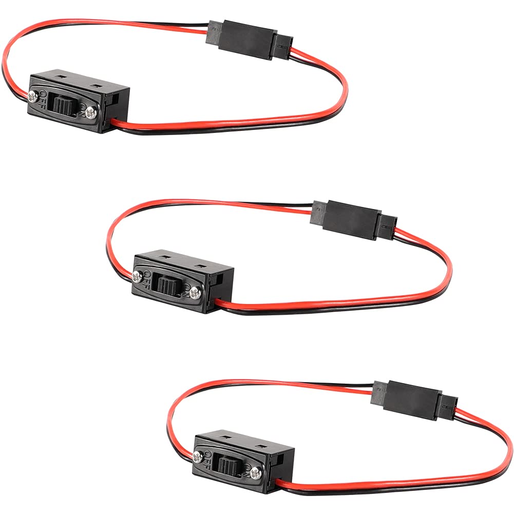 Buy WEISHUJI JR Style 3 Way Power On Off Switches, RC Switch Receiver