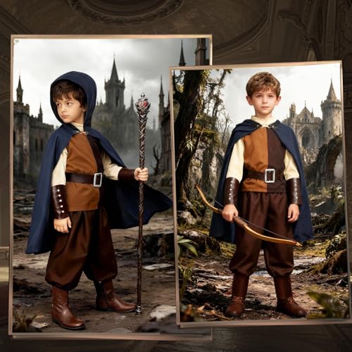 Disfraz medieval completo para niños talla 150 miniatura 6