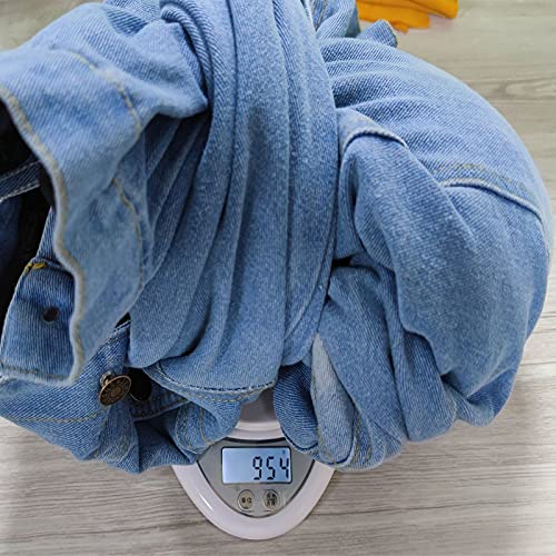 Yardsong WOMEN'S PLAID COAT Womens Fleece Lined Denim Jackets With Faux Fur Hood Distressed Jean Coats Button Down Long Sleeve Casual Outwear thumb #8