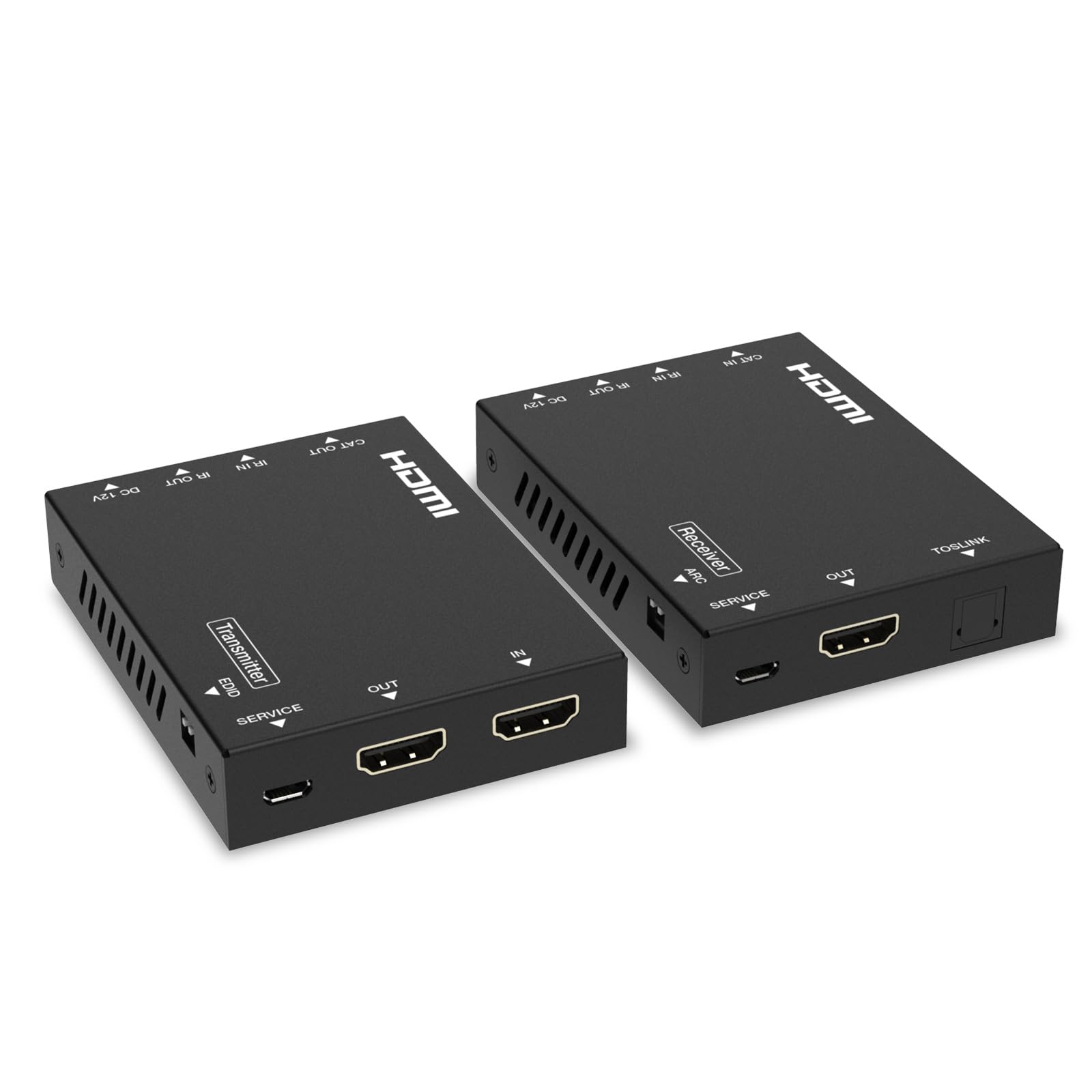 FeinTech HX230 HDMI 2.0 Over LAN Extender 4K 60Hz via 70 m kabel Ethernet z ekstraktorem audio (Optical)
