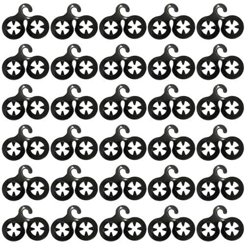 PacuM 30 Stück Sockenhalter & Sockentrockner Schwarz Sockenhalter Wäscheständer PP Sockenclips für Waschmaschine Gegen Sockenverlust Sockenklammern für Waschmaschine und Trockner