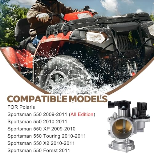 Corps d'accélérateur Polaris Sportsman 550 2009-2011 3131704 Haute Précision
