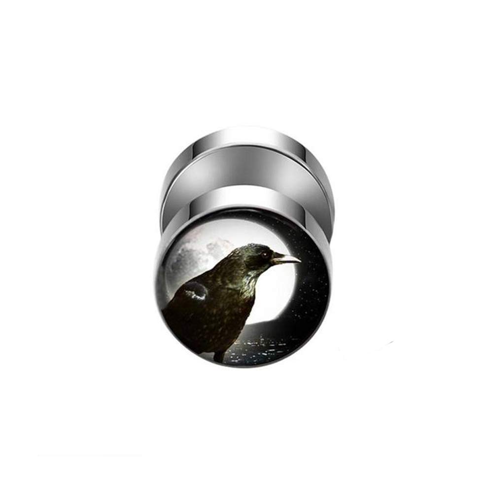 BlackAmazement Boucles D'oreilles En Acier Inoxydable 316L