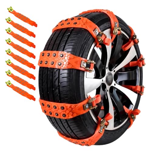 Snow Tire Chains for Toyota Sienna LE 2010-2025, 8 Straps