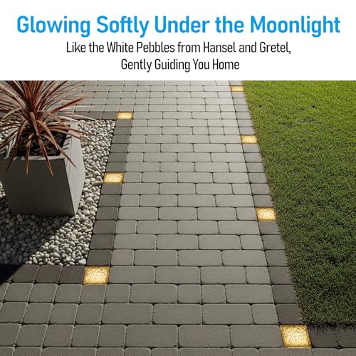 Image of LEONLITE 4-Pack Paver Light 4x4 Inch 5CCT Brick Lighting for Pavers