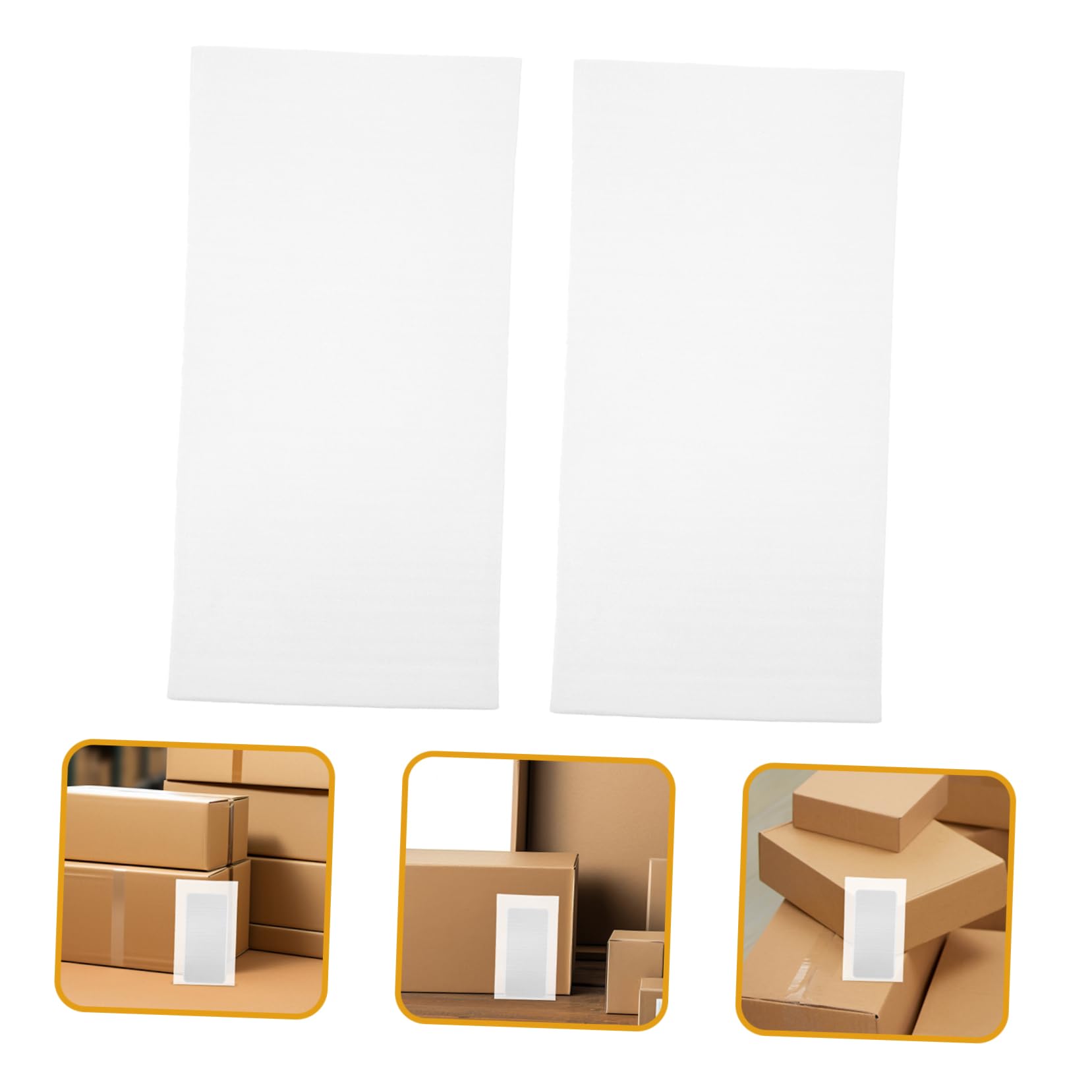 ERINGOGO 100pcs Foam Packaging Bags Shockproof Cushioning Wrap Sheets for Shipping Protecting Delicate Items