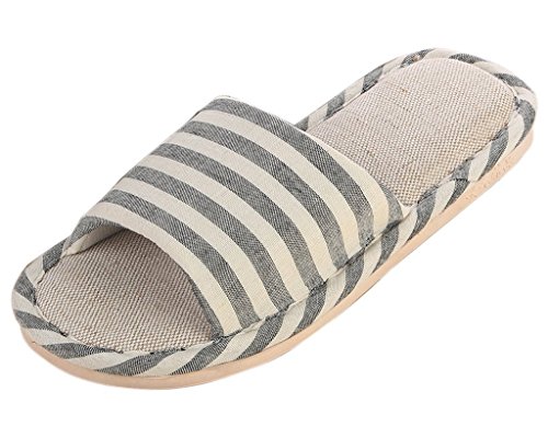 Minetom Donne Uomini Unisex Pantofole Morbido Lino...