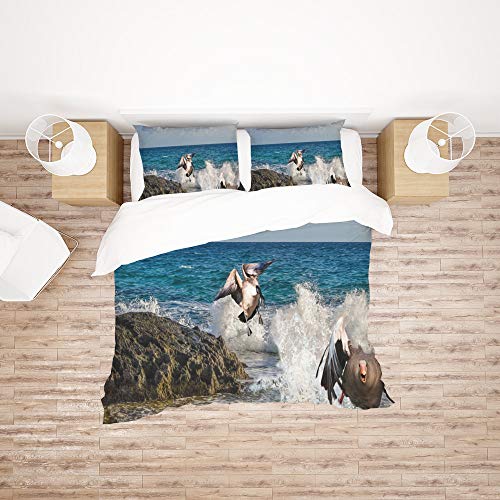 Linge de lit King size durable en polyester pour éviter les plis et l'usure - 3
