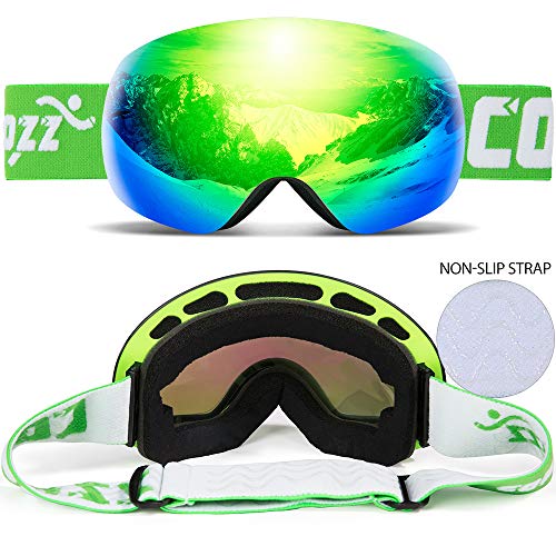 Copozz G7 Otg Ski Goggles, Frameless, Detachable Lenses Snow Snowboard Goggles, Uv400 Protection For Men Women #TOP5