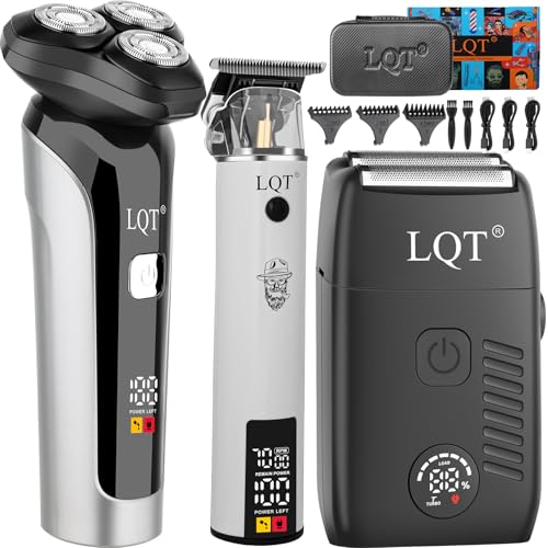 LQT Professional Men's Grooming Kit: Electric Foil...