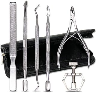 Upgraded Ingrown Toenail Tools Kit，MOTYYA 6 PCS Professional Surgery Grade Stainless Steel Manicure