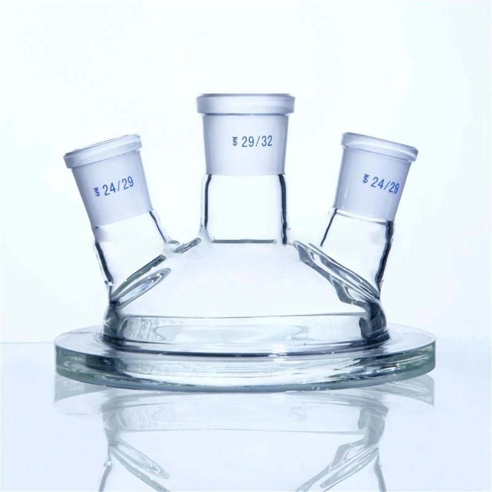 Matraz de reacción de capa de laboratorio con camisa de tres o cuatro bocas abiertas(2000mL24x24x24x24)