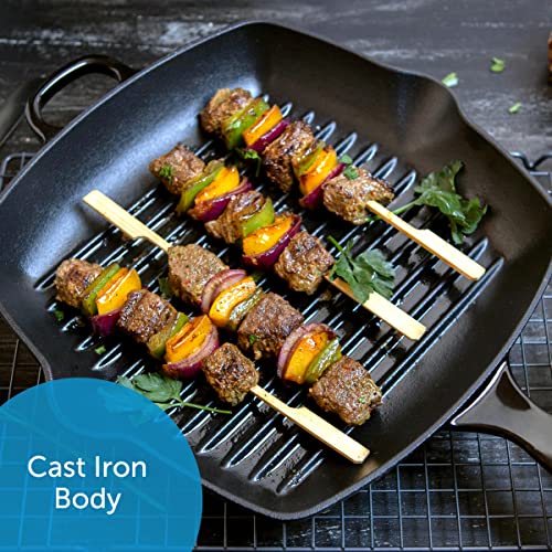 Bk Bourgogne Enameled Cast Iron Induction 7 Piece Nonstick Cookware Set, Pfas Free, Dishwasher Safe, Black #TOP4