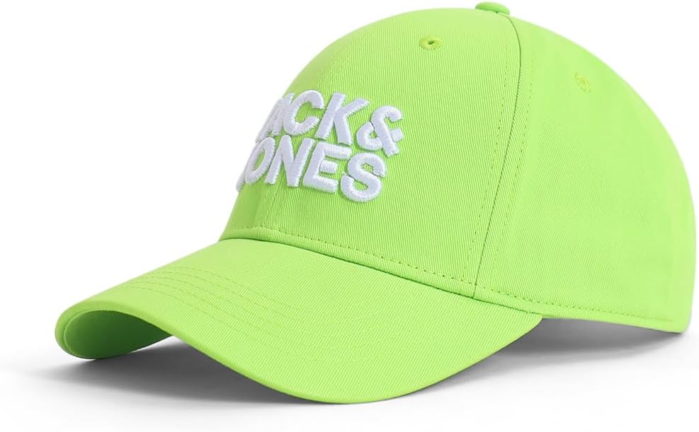 JACK & JONESMen's Cotton Baseball Cap with Adjustable Back Closure | Unisex Cap