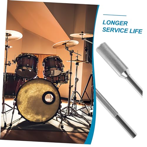 Soporte para montaje de Cowbell con extensión doble para kit de batería para instrumentos de percusión miniatura 4
