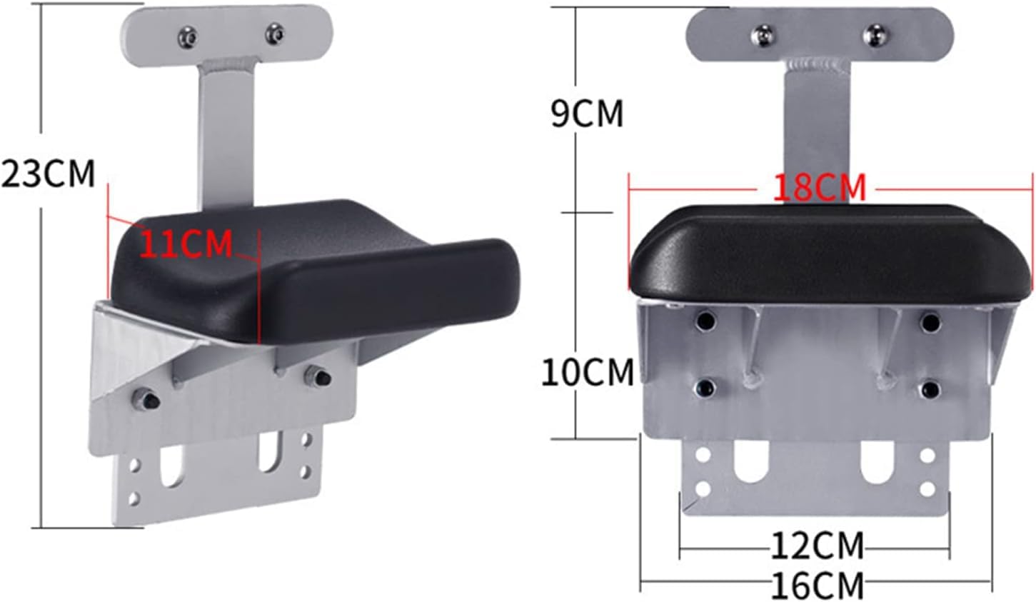 Muleta Reposarodillas para Apoyo, Muletas Almohadilla para La Axila Muleta Universal Muletas Apta para Muletas Estándar, Black